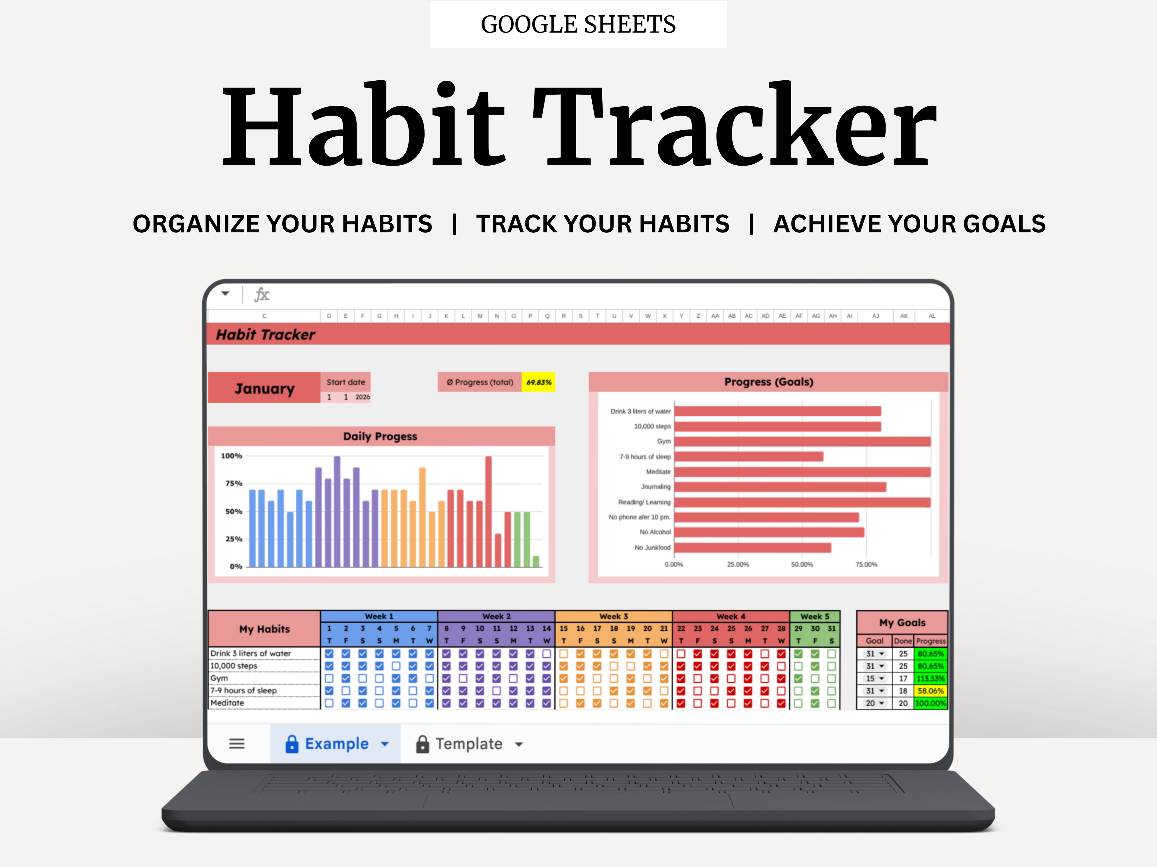 Minimal Habit Tracker - Track Habits. Build Discipline.